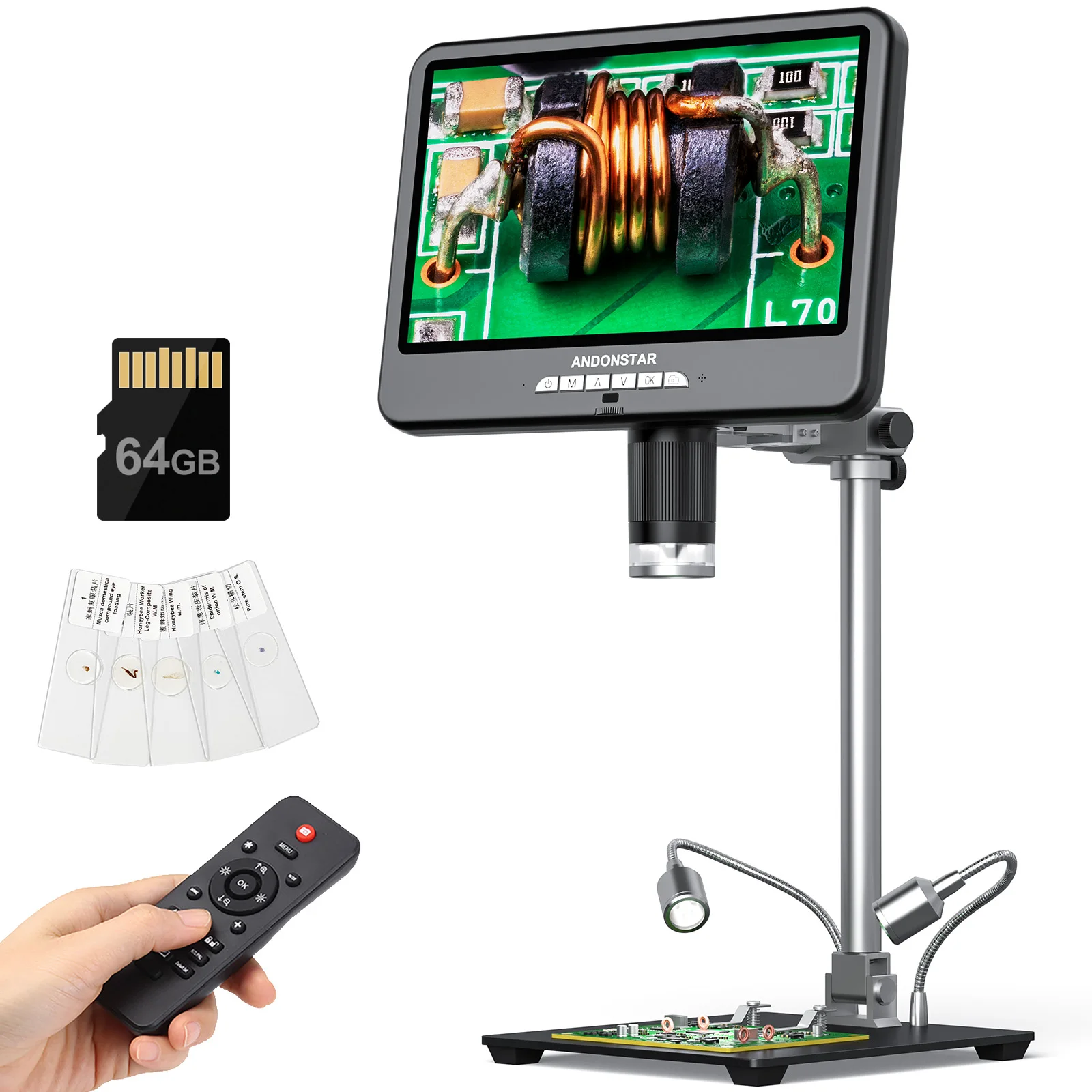 Andonstar AD210S-Pro 4K 60FPS  - Electronics Repair Microscope recensie en prijs