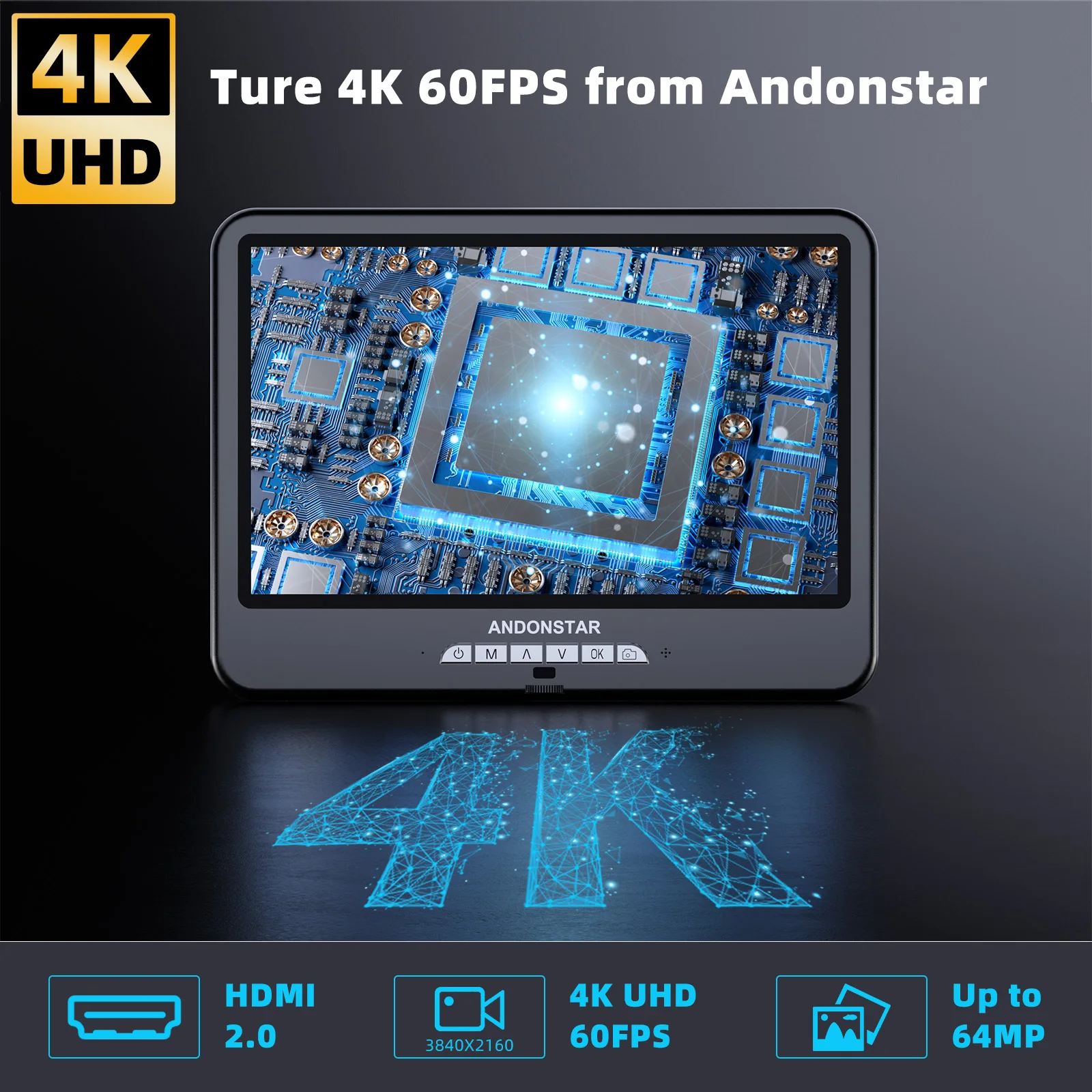 Andonstar AD210S-Pro 4K 60FPS  - Electronics Repair Microscope recensie en prijs