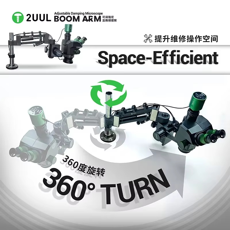 2UUL MS71 Verstelbare Demping  - Electronics Repair Microscope recensie en prijs