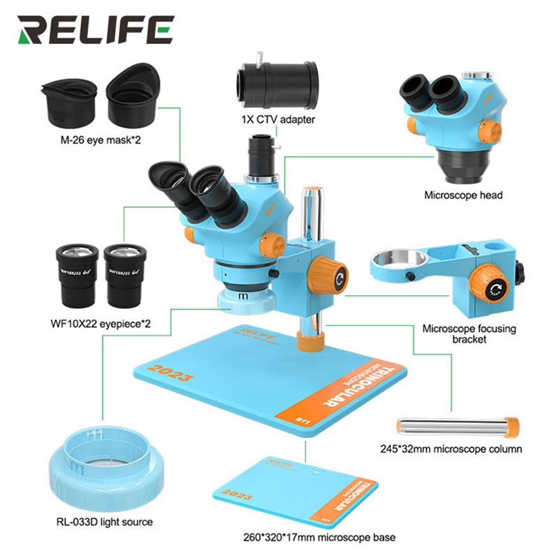 Herleven RL-M5T-B11 0.7-5.0 Co - Electronics Repair Microscope recensie en prijs
