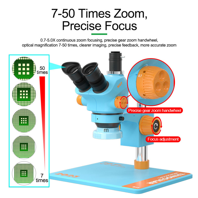 Herleven RL-M5T-B11 0.7-5.0 Co - Electronics Repair Microscope recensie en prijs
