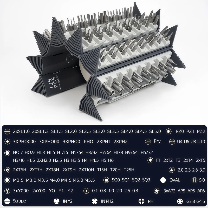 128-delige multifunctionele sc - Electronics Repair Youtube recensie en prijs