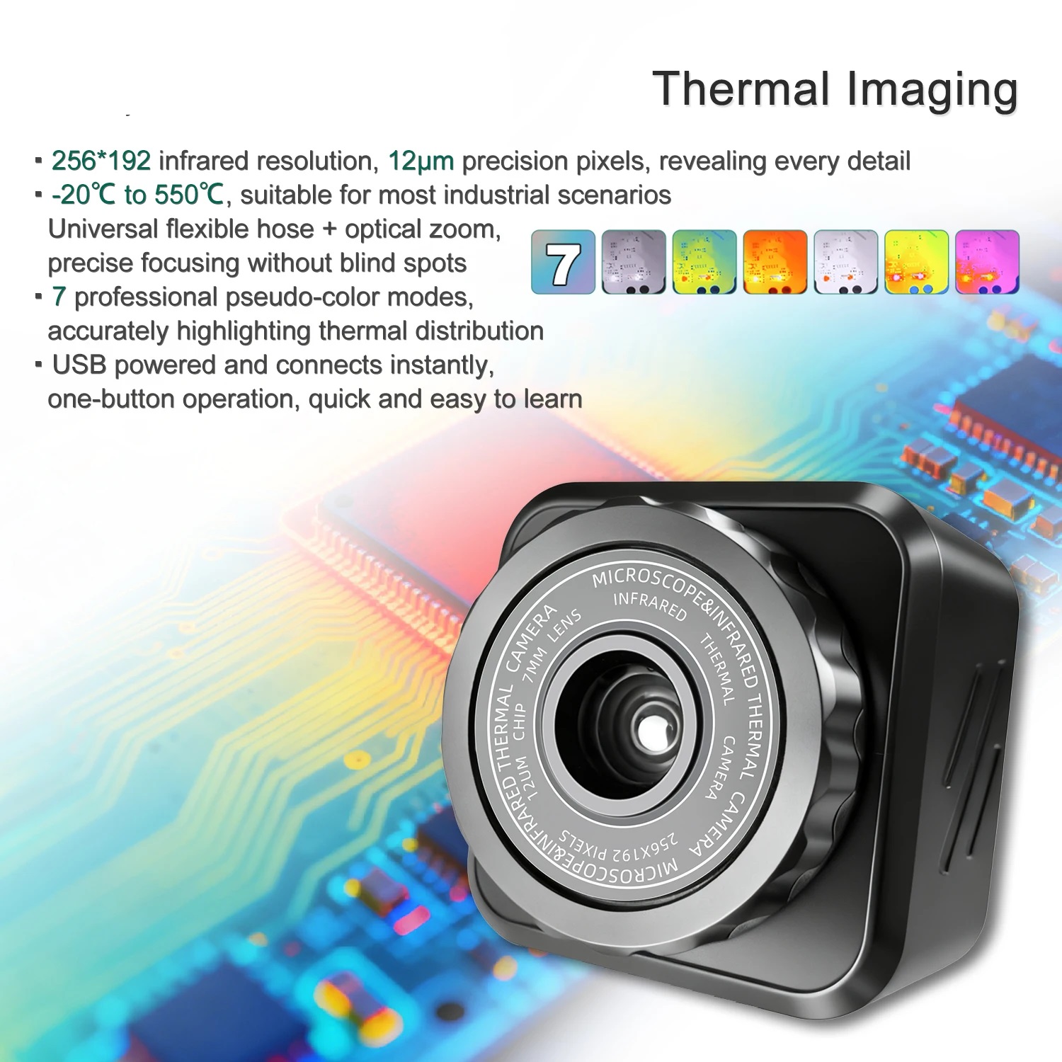 YIZHAN Warmtebeeldcamera 256*1 - Electronics Repair Microscope recensie en prijs